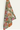 Een Keukendoek Floral Fantasy met oranje en paarse bloemen, voorzien van superieure absorptie, elegant gedrapeerd tegen een witte achtergrond van Bubble & Blend.