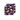 Een bloemmotief met witte, oranje en gele bloemen verweven met paarse wijnranken en bladeren op een donkerblauwe achtergrond. De afbeelding lijkt een digitale weergave of een stoffenprint op de Vaatdoekjes Set Royal Amethyst van Bubble & Blend.