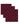 Vaatdoek Set - 3 stuks Florelle Burgundy