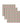 Vaatdoek Set - 3 stuks Posy Cream