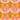 Blush Blades droogloopmat met grafische roze-oranje print, op maat, wasbaar en 5 mm dun.